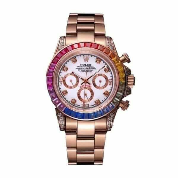Rolex Daytona ??Rainbow?? 116520-0016 Superior Replica - 图片 4
