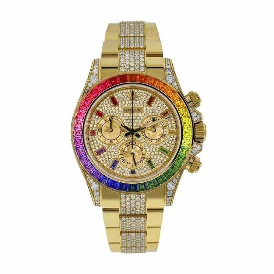 Rolex Daytona ??Rainbow?? 116520-0016 Superior Replica - 图片 3