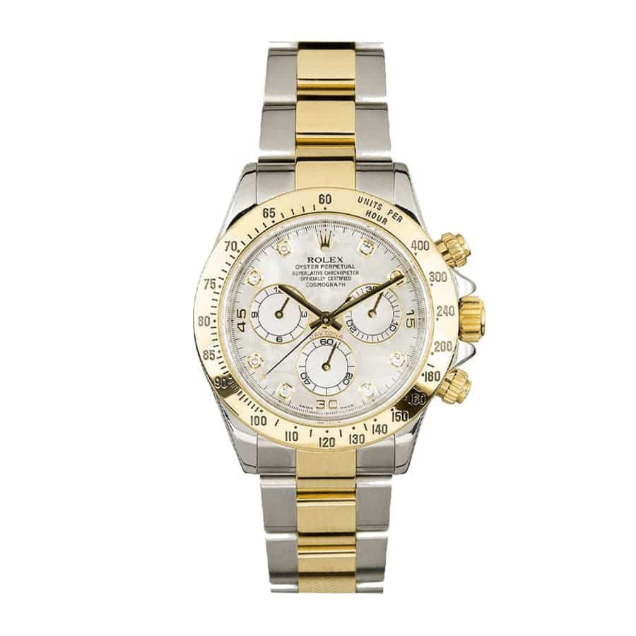 Rolex Daytona Two-Tone 116523 ??White Dial?? Authentic Super Replica