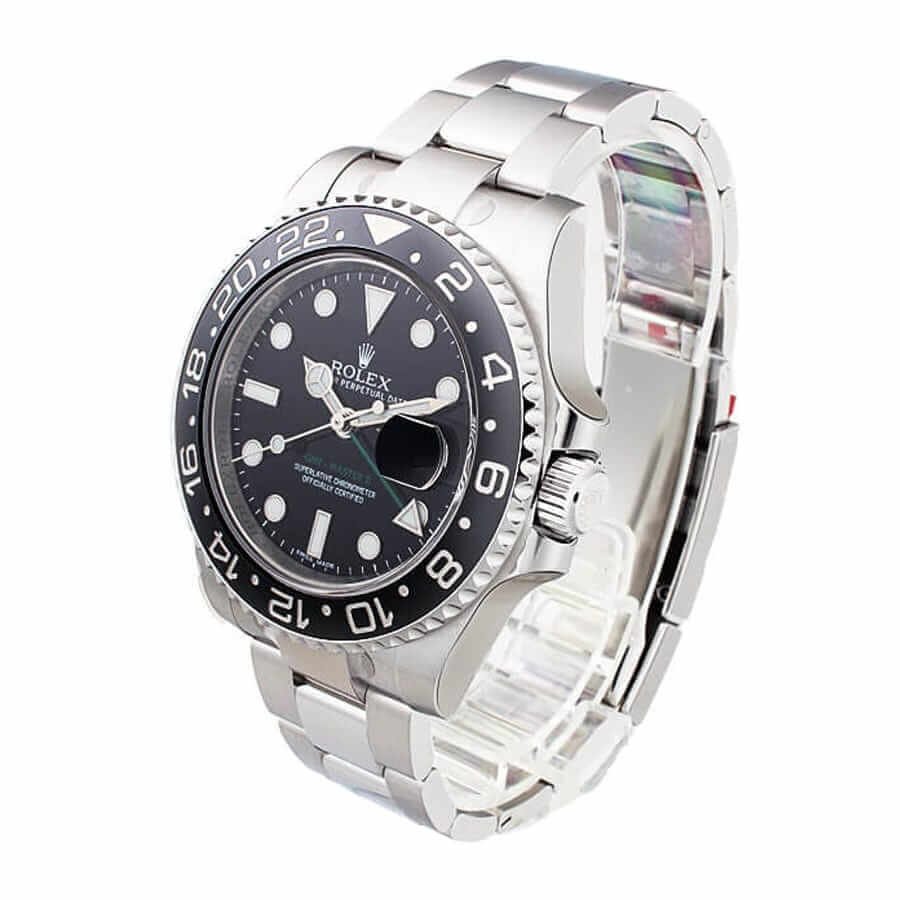 Alternative view of Rolex GMT-Master II 116710LN Masterpiece Replica