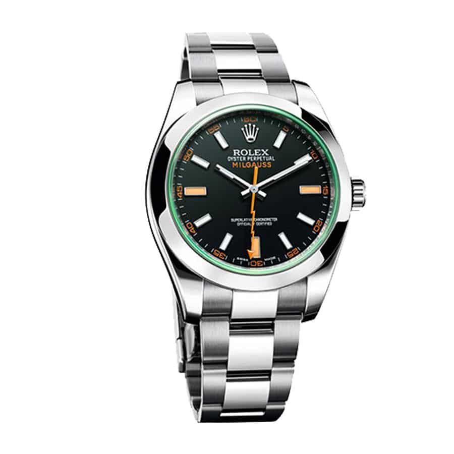 Alternative view of Rolex Milgauss 116400GV ??Green Crystal?? Exceptional Replica 1:1