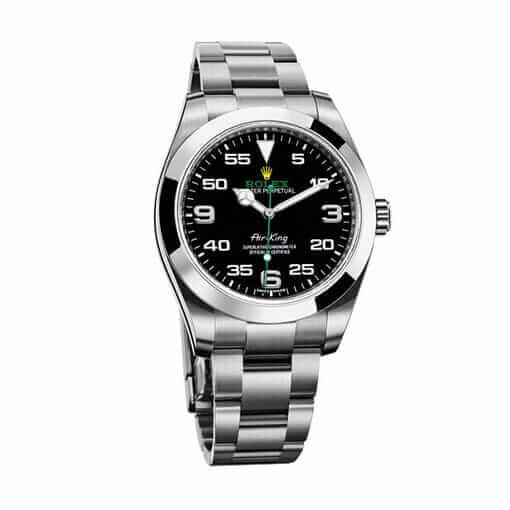 Alternative view of Rolex Air-King 126900 ??Black Dial?? Ultra Detailed Clone