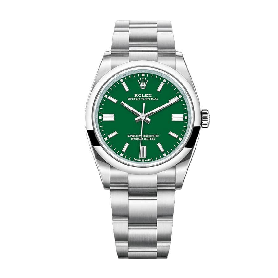 Rolex Oyster Perpetual 126000 ??Green Dial?? Ultra Clone 1:1