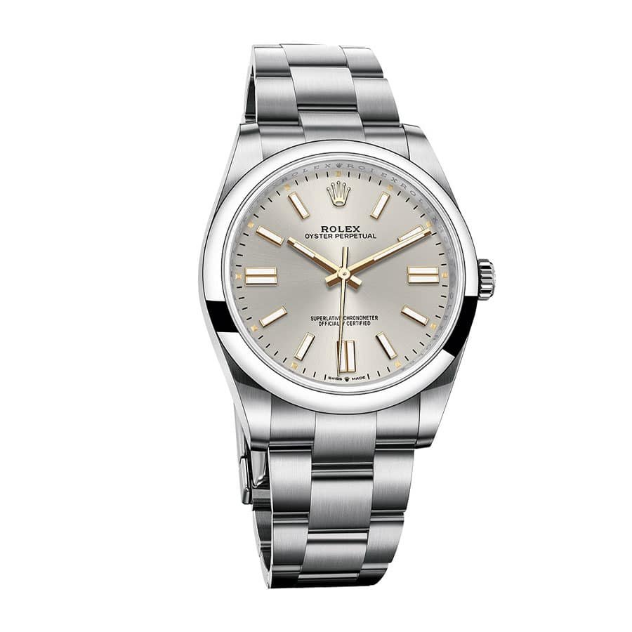 Alternative view of Rolex Oyster Perpetual 126000 ??Grey Dial?? Master Clone Quality