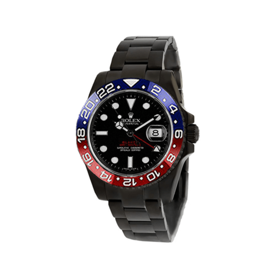Alternative view of Rolex GMT-Master II 126710BLRO-0001 ??Blaken Pepsi?? Luxury Clone Quality