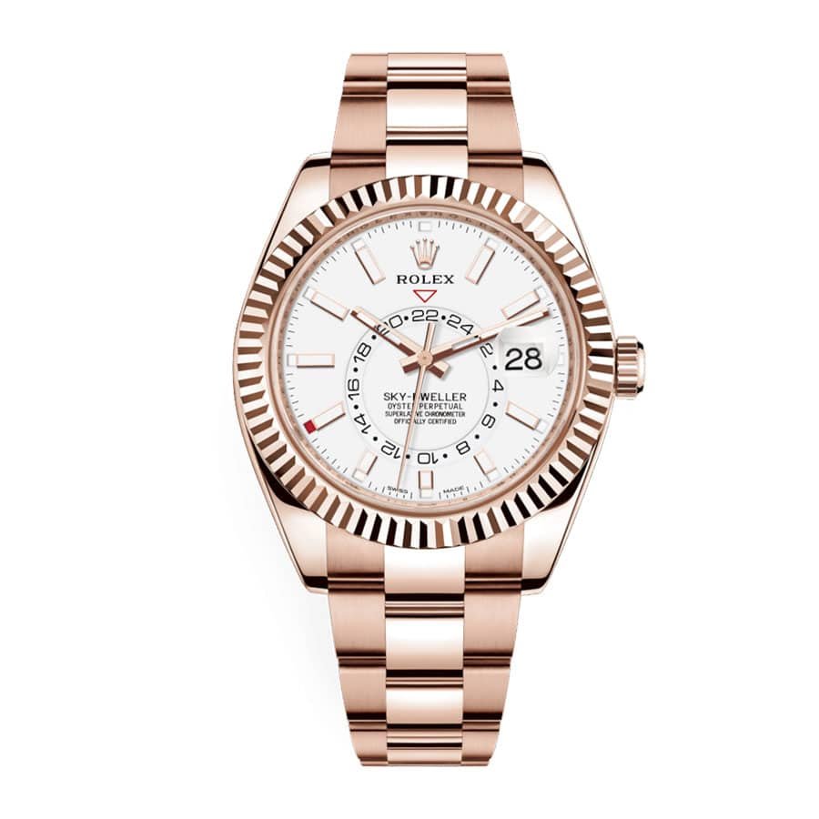 Rolex Sky-Dweller 326935 ??Everose Gold?? Swiss Super Clone