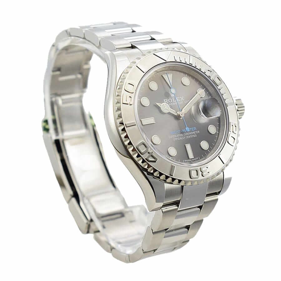 Alternative view of Rolex Yacht-Master 116622 Rhodium Supreme Replica Edition