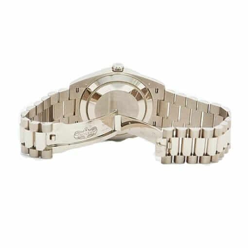 Alternative view of Rolex Day-Date 228238 ??Yellow Gold Fluted Bezel?? Detailed Replica