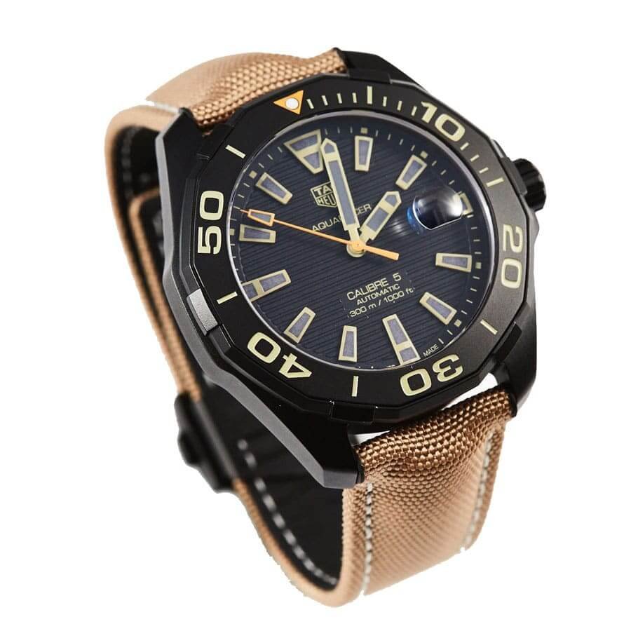 Alternative view of TAG Heuer Aquaracer WAY208C.FC6383 ??Black Dial?? 1:1 Master Replica