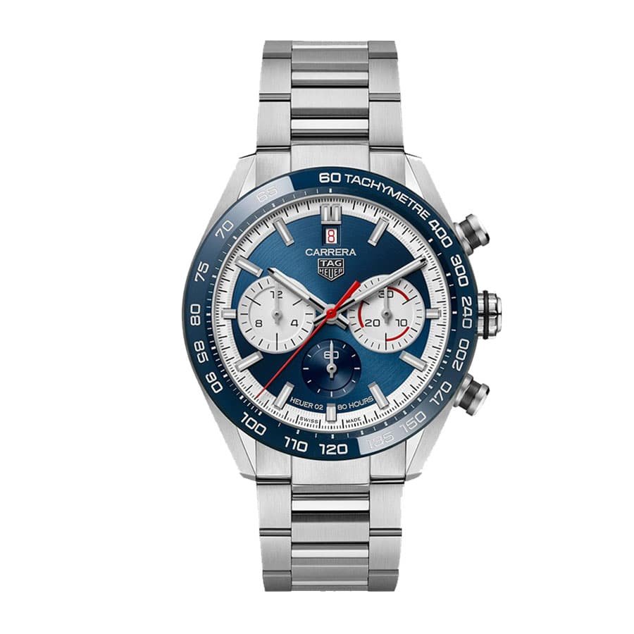 TAG Heuer Carrera Chronograph CBG2016.BA0616 ??Blue Dial?? High-End Clone Quality