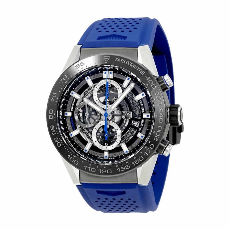 Alternative view of TAG Heuer Carrera CBN2A1A.BA0643 ??Blue Dial?? Collector??s Replica
