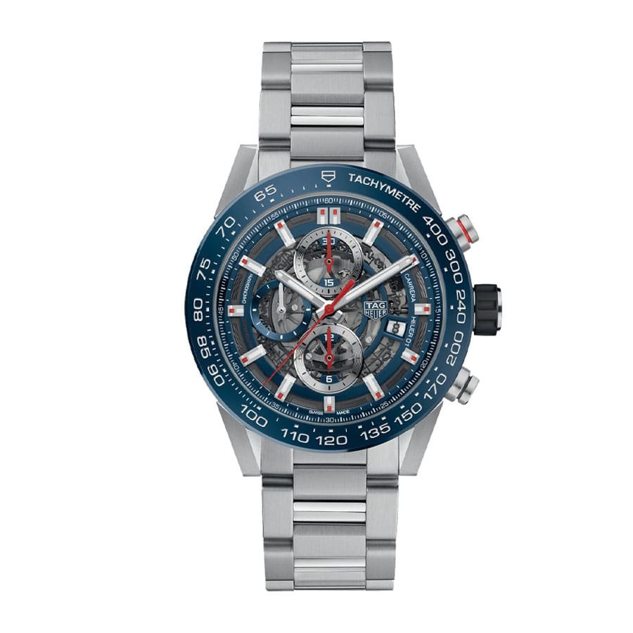 TAG Heuer Carrera 01 CAR201T ??Blue Skeleton Dial?? Precision Replica Edition