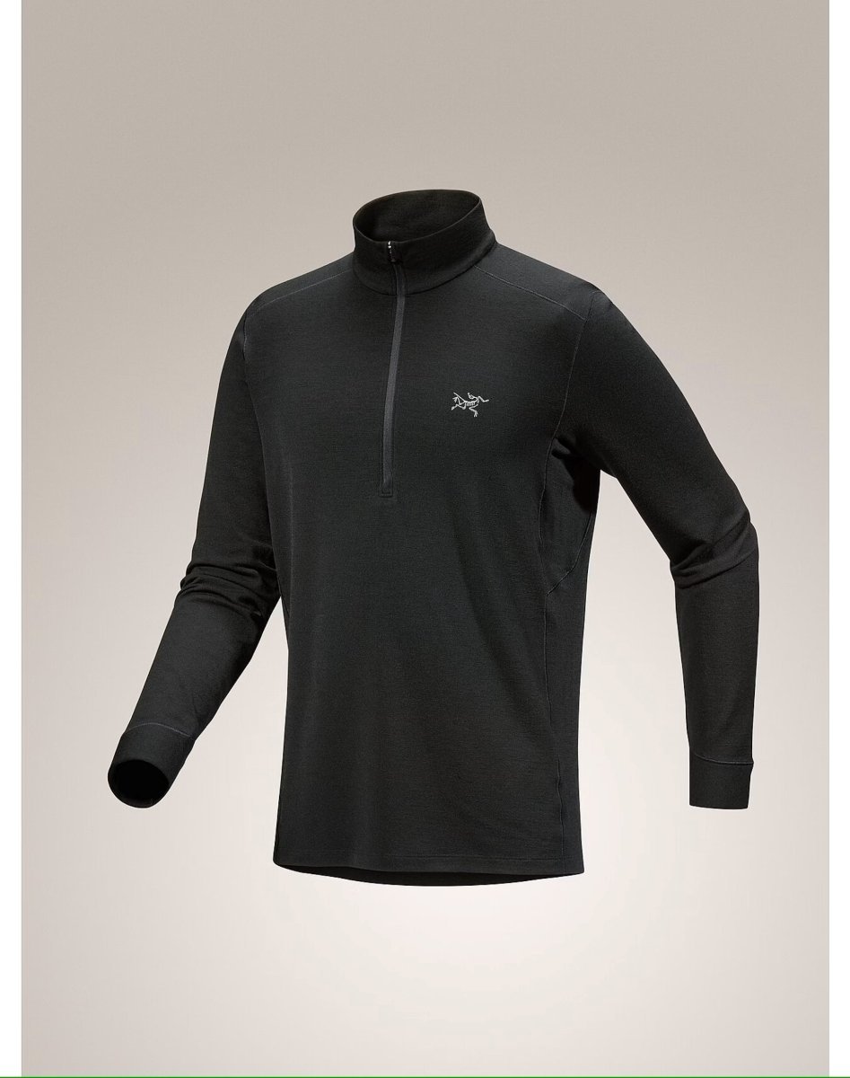 Rho Merino Wool Zip Neck Men's - 图片 6