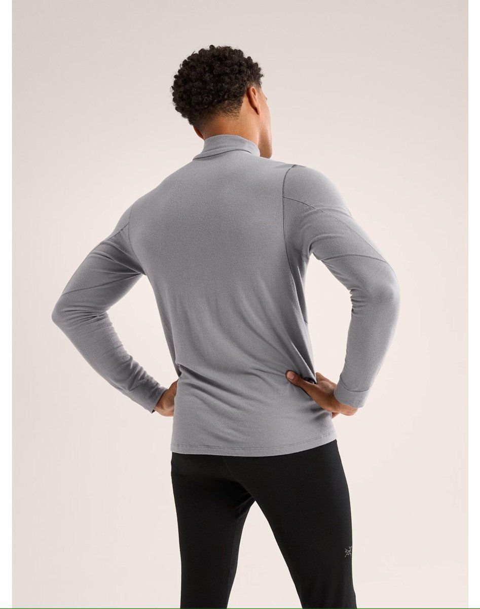 Rho Merino Wool Zip Neck Men's - 图片 4