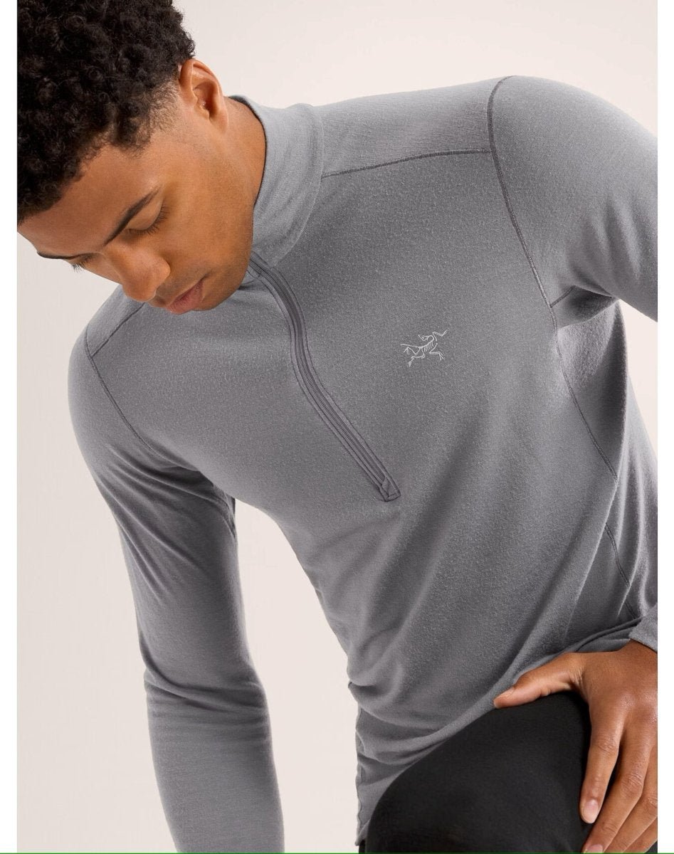 Alternative view of Rho Merino Wool Zip Neck Men's