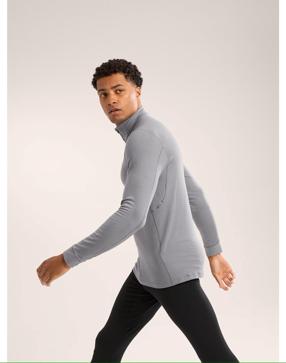 Rho Merino Wool Zip Neck Men's - 图片 5