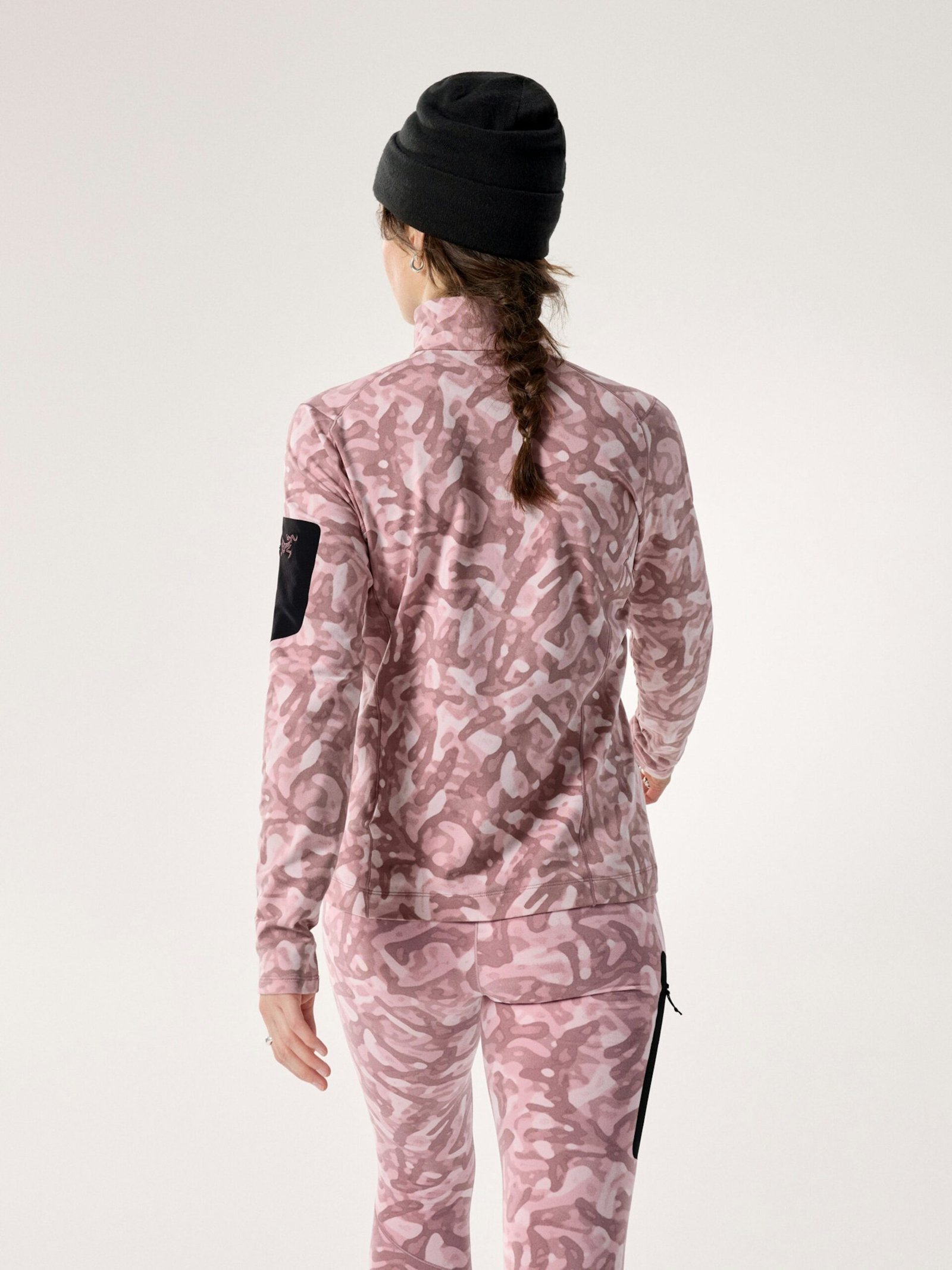 Rho Zip Neck Women's - Print - 图片 4