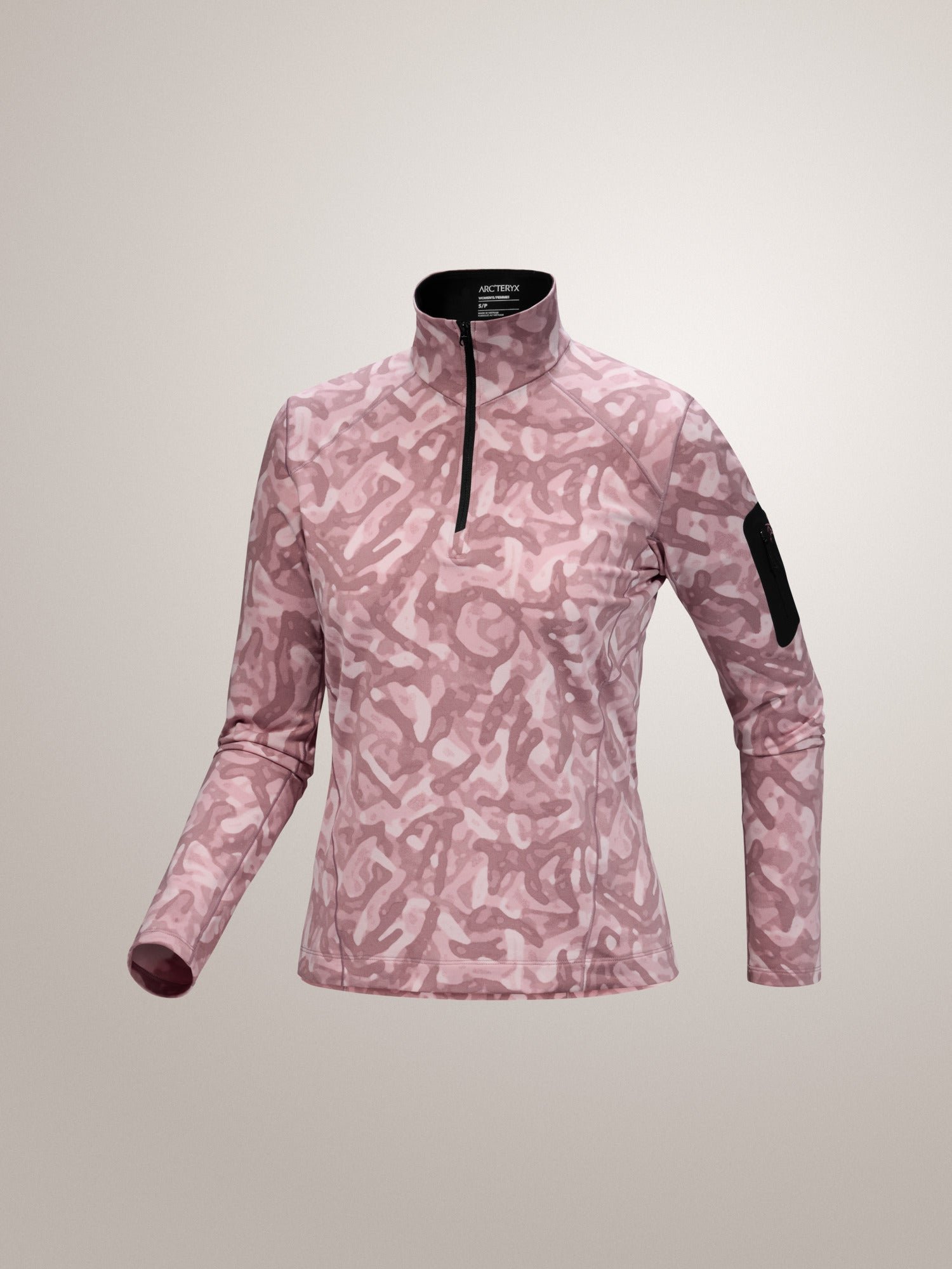 Rho Zip Neck Women's - Print - 图片 6