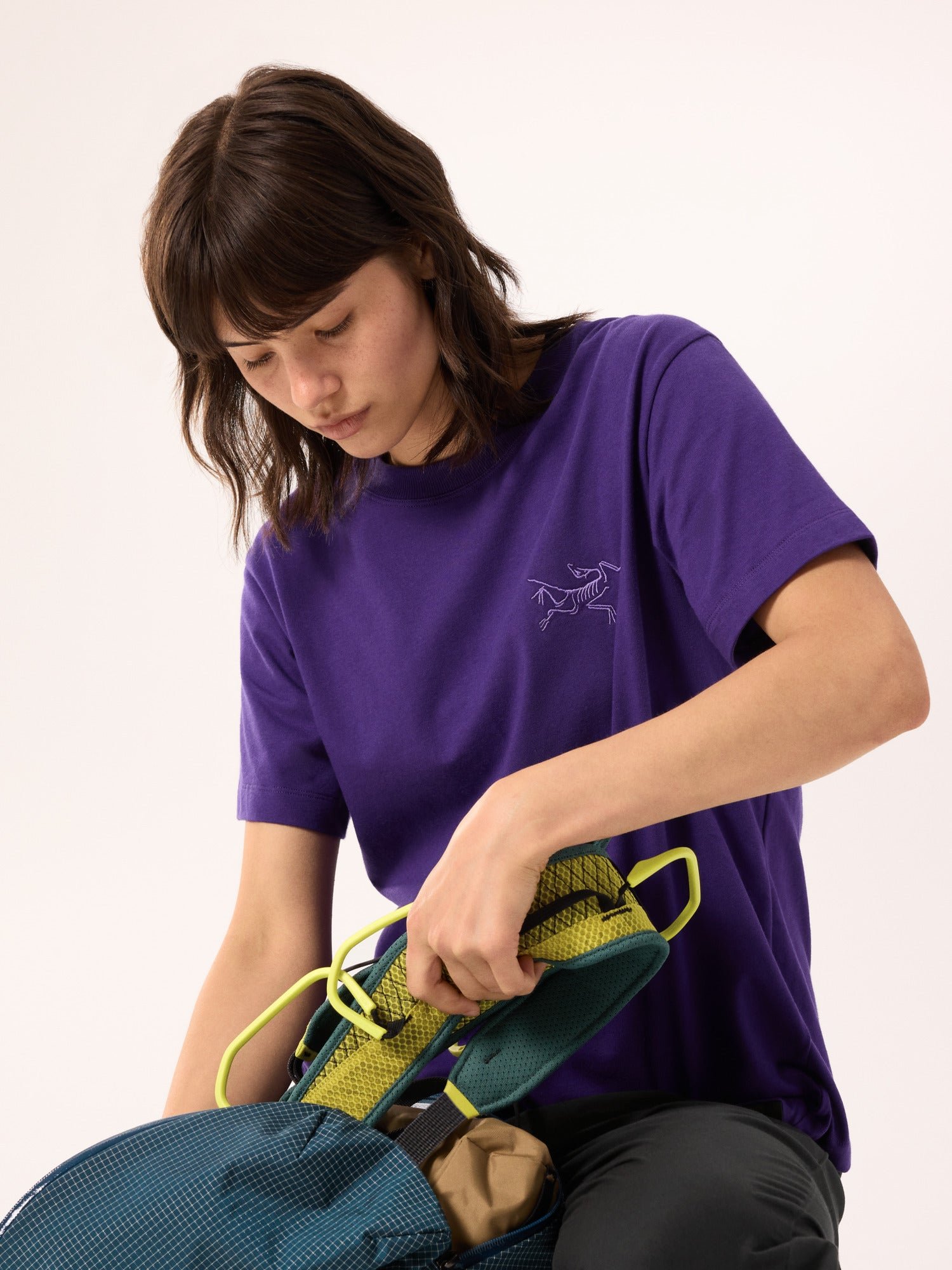 Alternative view of Kragg Cotton Little Bird Crew Shirt SS Women's