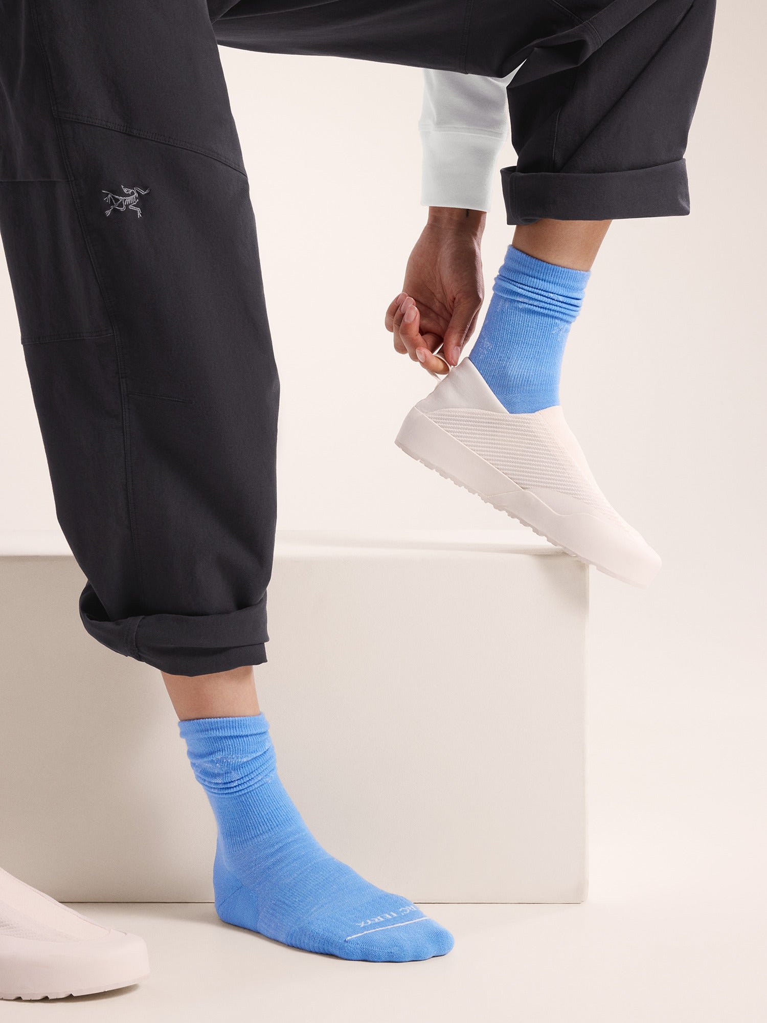 Merino Wool Mid Bird Sock - 图片 3
