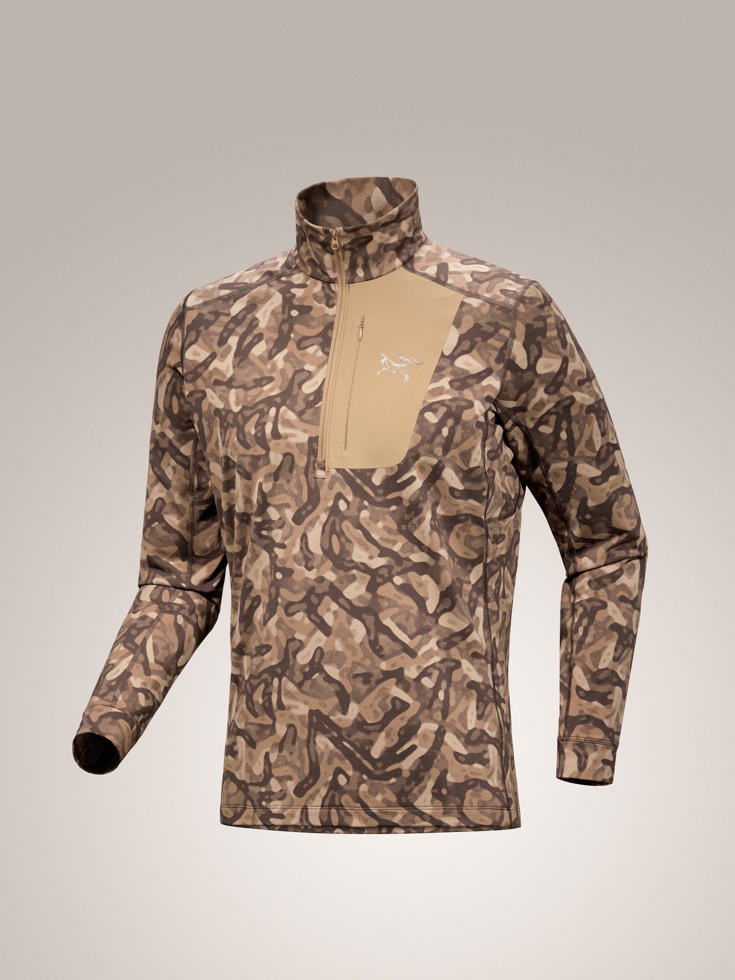 Rho LT Zip Neck Men's - Print - 图片 6