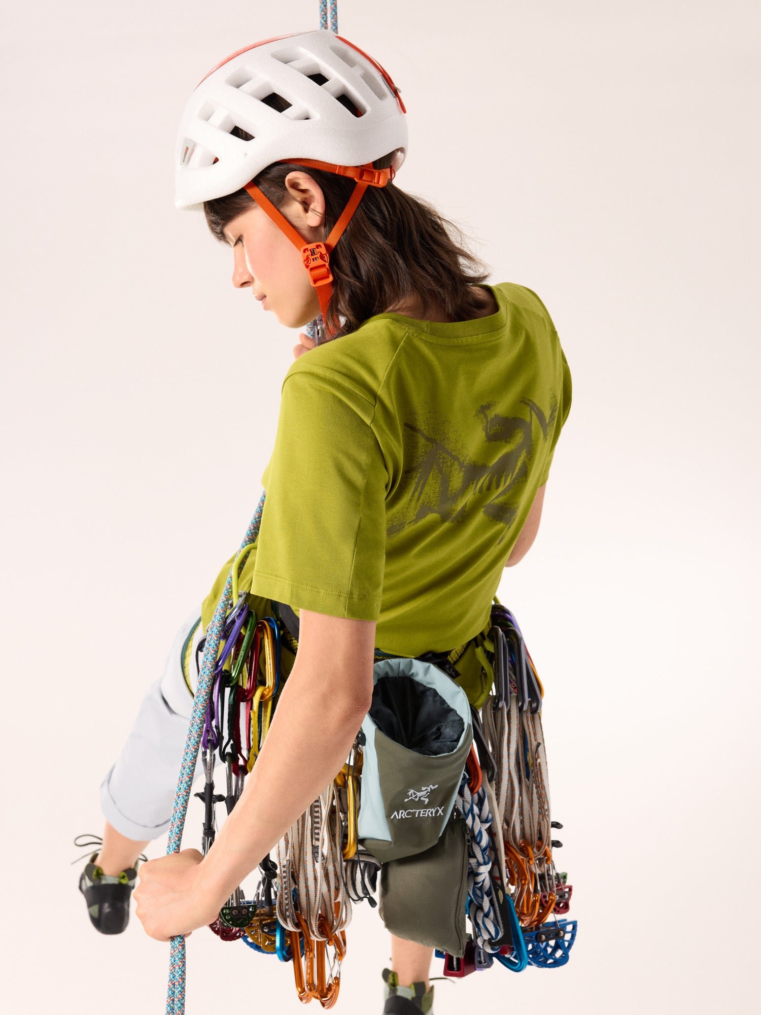 Alternative view of Kragg SL Cotton Blurred Bird Crew Shirt SS Women's