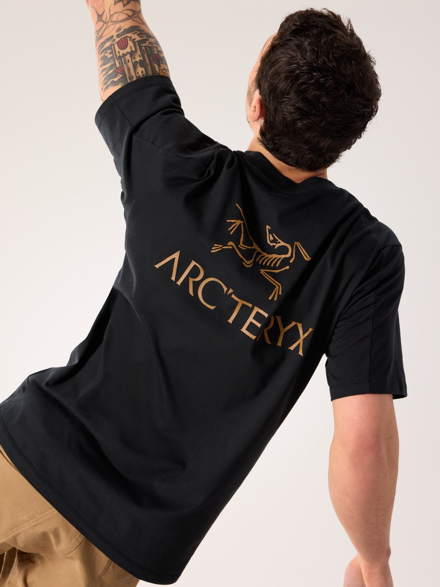 Alternative view of Kragg SL Cotton Bird Word Shirt SS Men's