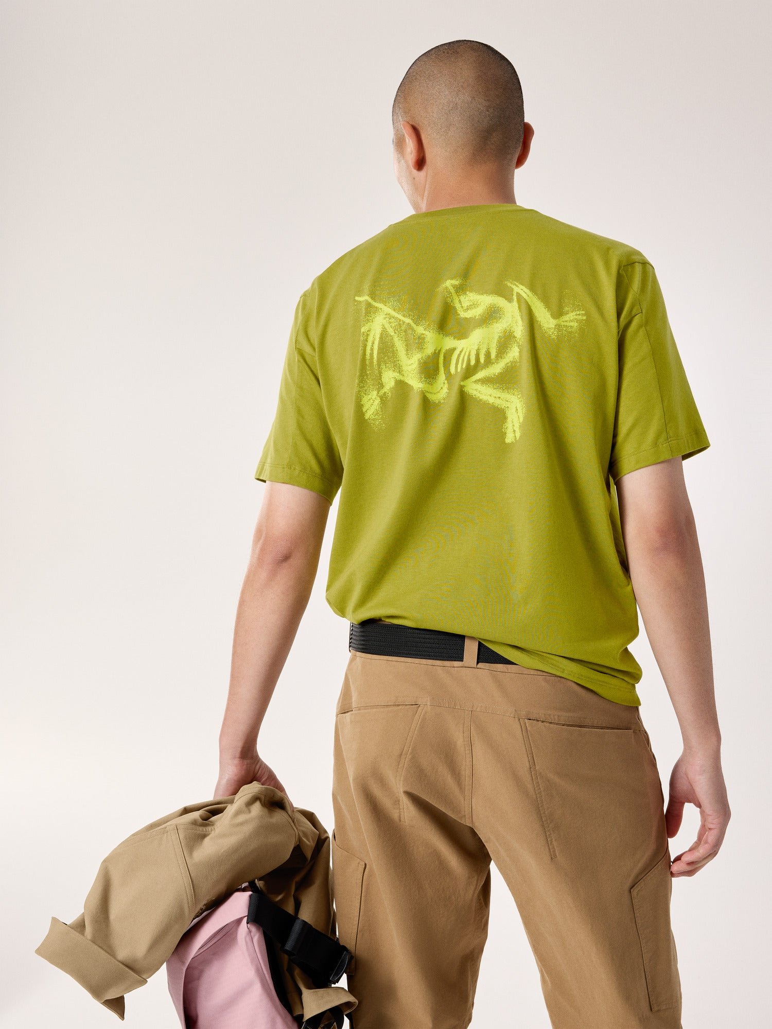 Alternative view of Kragg SL Cotton Blurred Bird Shirt SS Men's