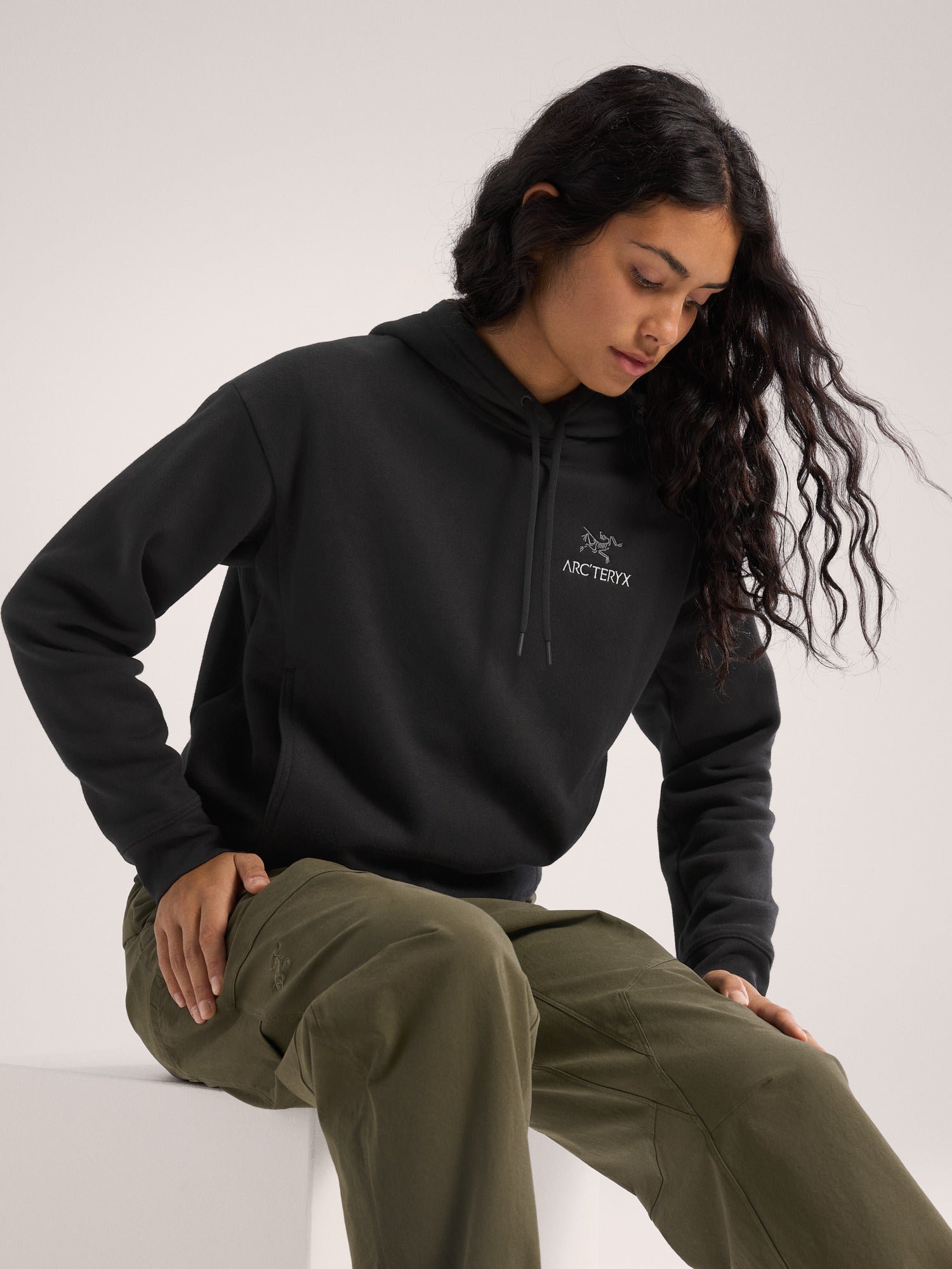 Alternative view of Emblem Fleece Hoody Women's