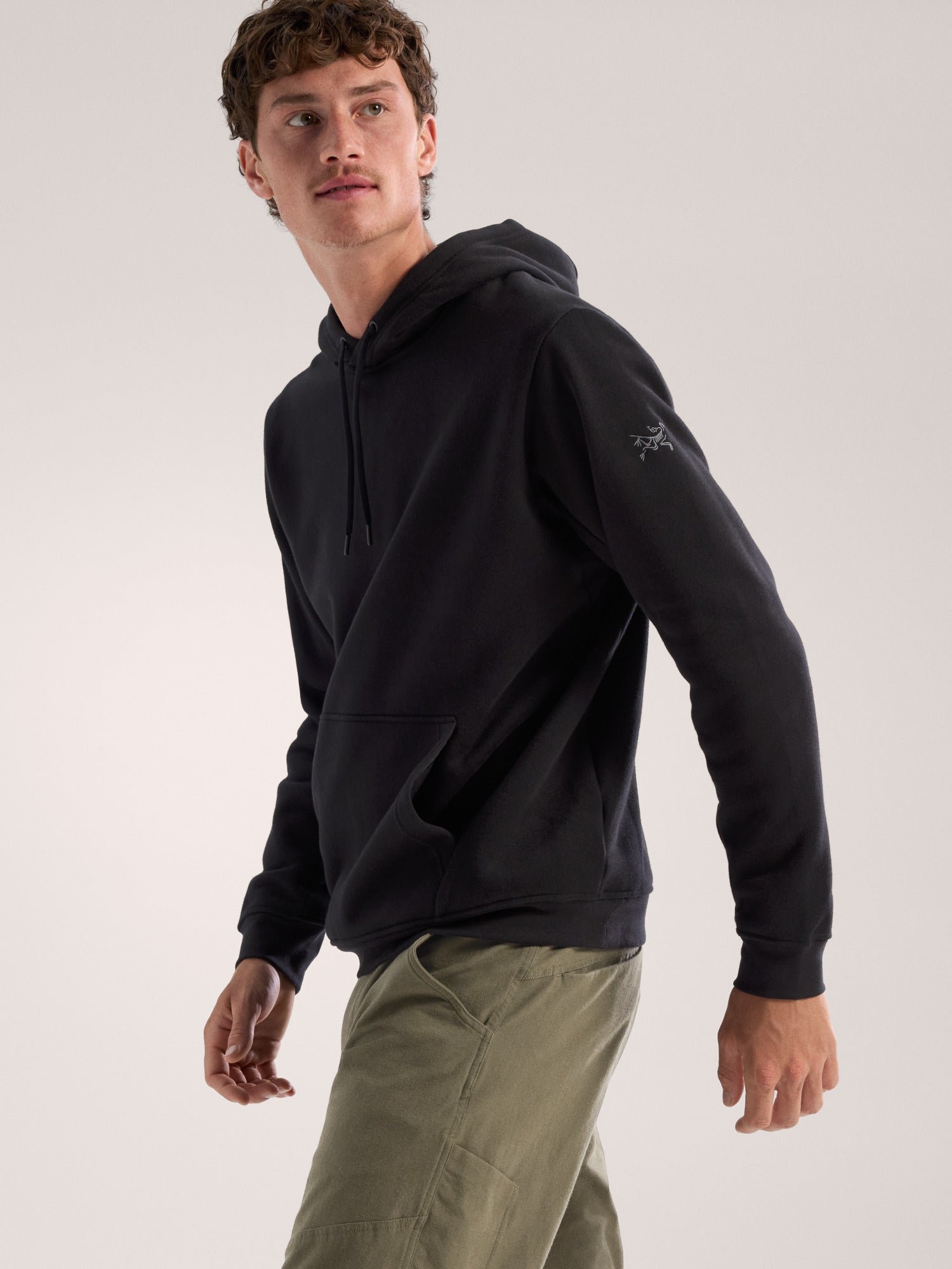Alternative view of Emblem Fleece Hoody Men's