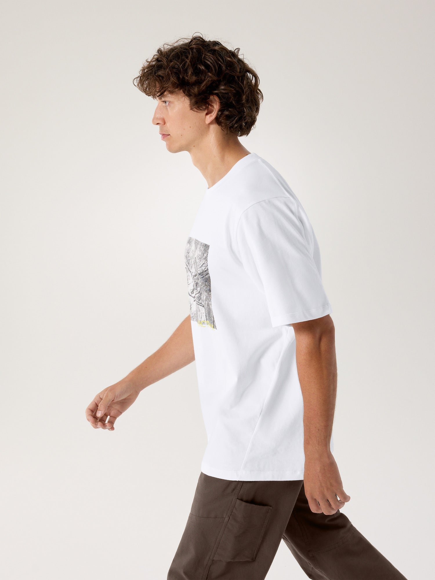 Kragg Cotton Lithographica Shirt SS Men's - 图片 5
