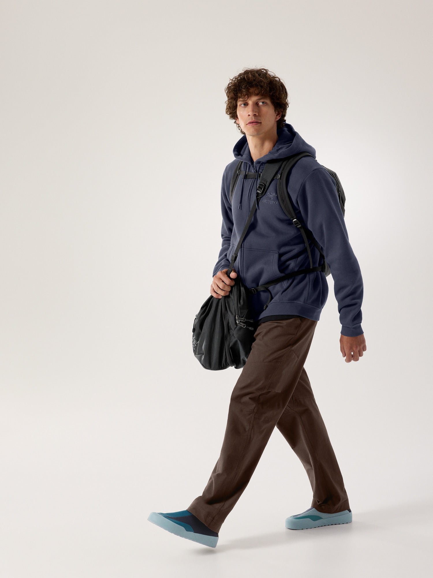 Emblem Fleece Full-Zip Hoody Men's - 图片 6