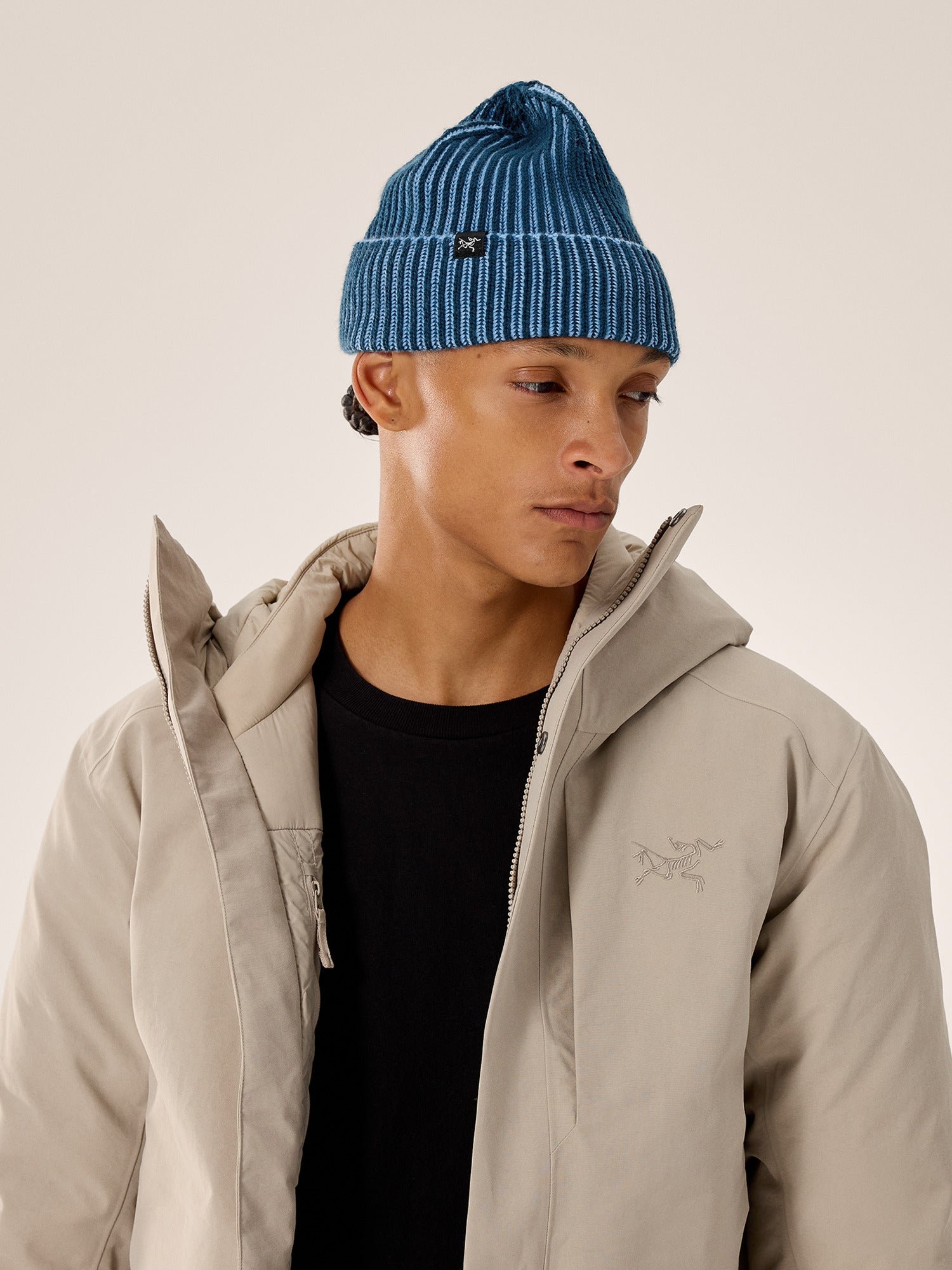 Alternative view of Ribbed Toque