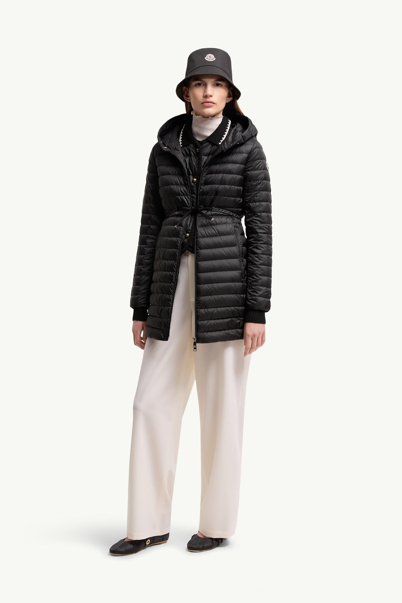 Barbel Hooded Fit & Flare Long Down Jacket