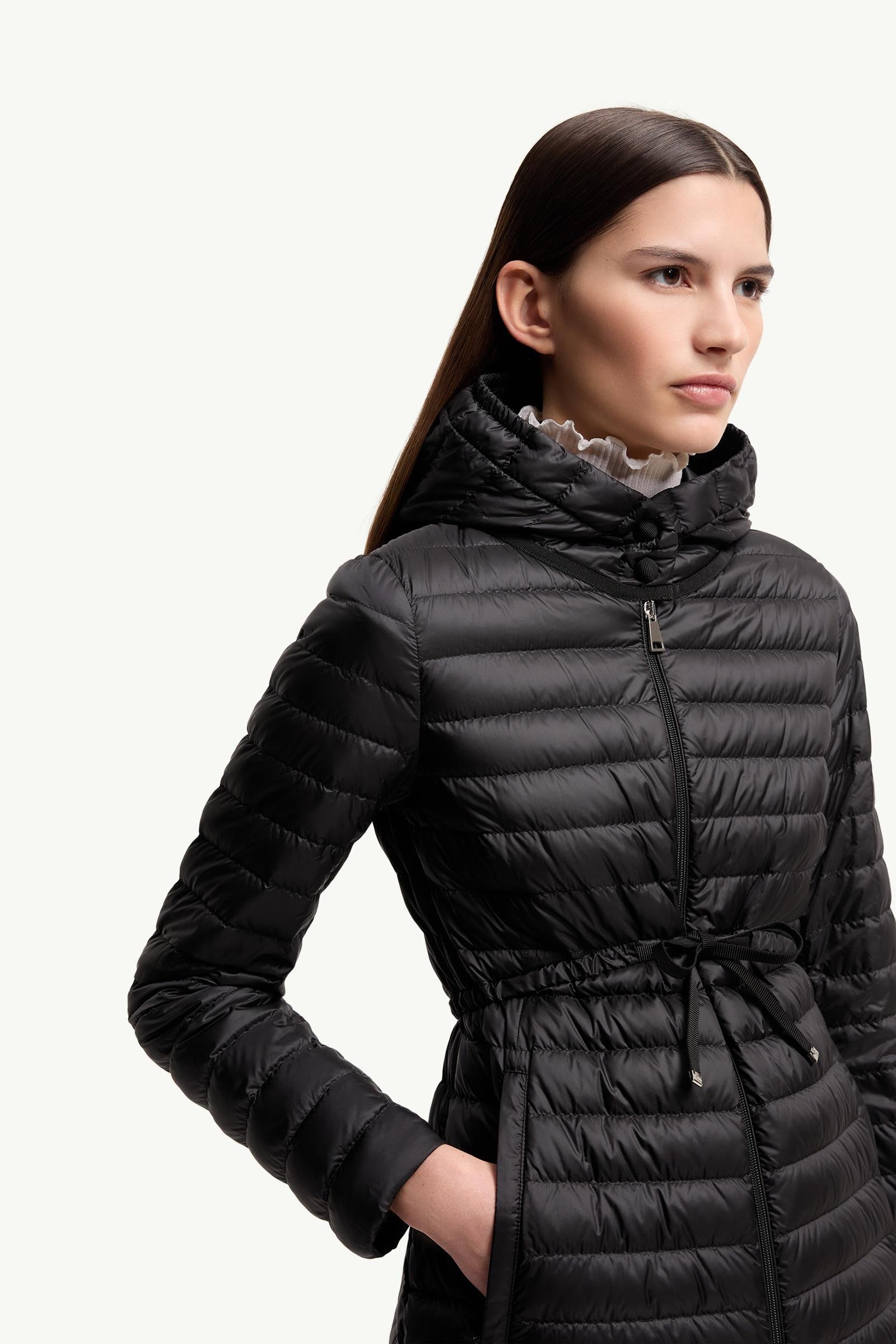 Barbel Hooded Fit & Flare Long Down Jacket - 图片 6