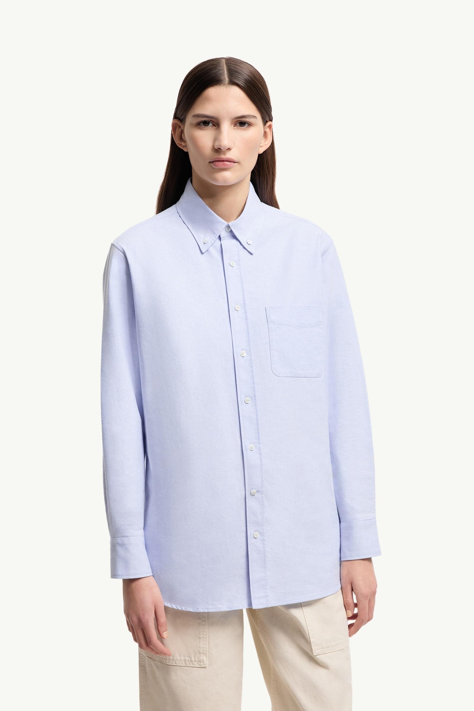 Long Sleeve Oxford Cotton Shirt - 图片 4