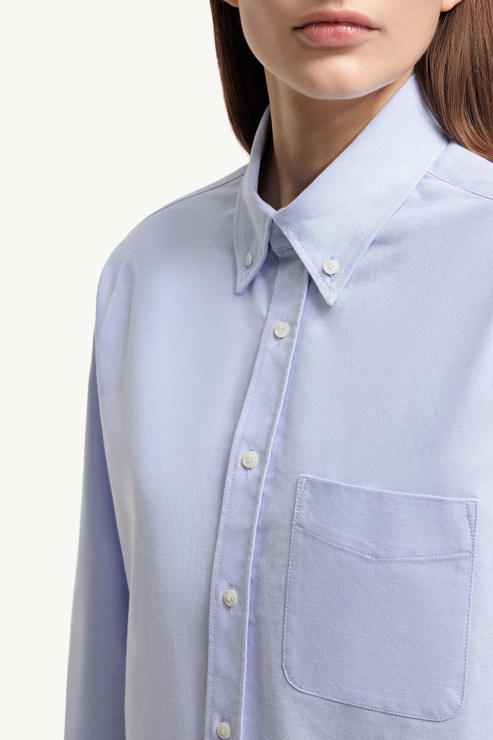 Long Sleeve Oxford Cotton Shirt - 图片 6