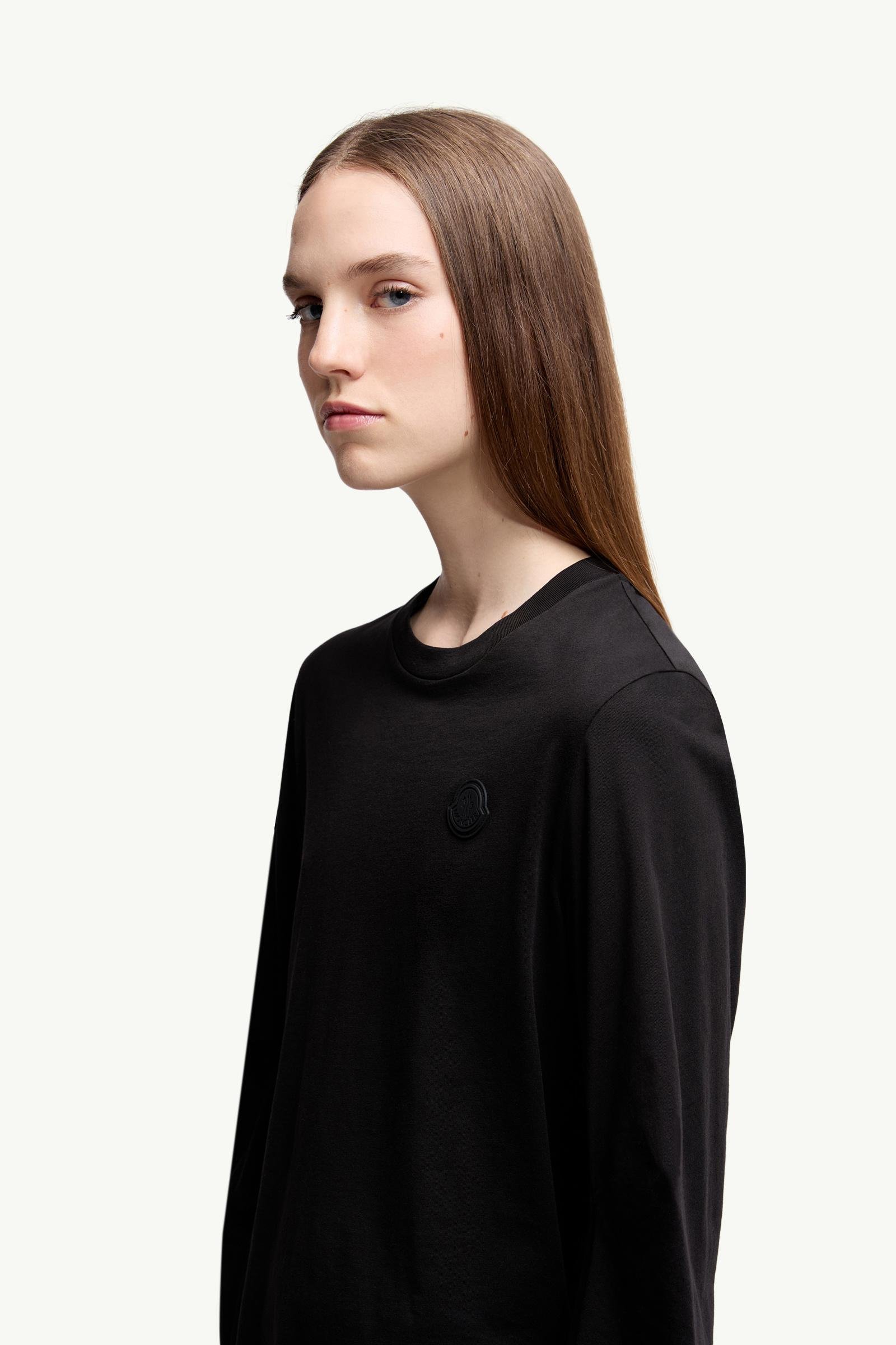 Alternative view of Cotton Pleated Sleeve T-Shirt