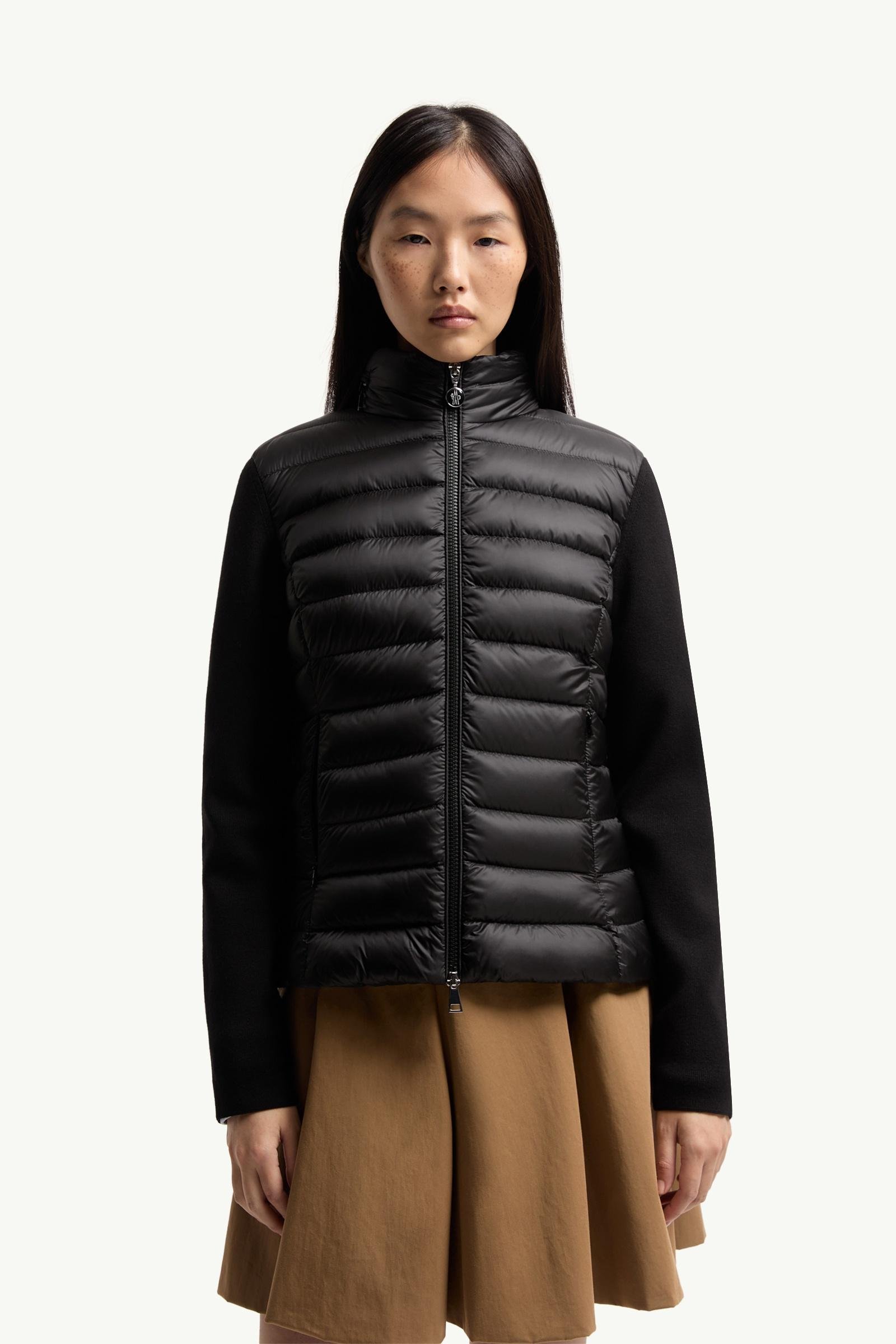 Padded Wool Zip-Up Cardigan - 图片 4