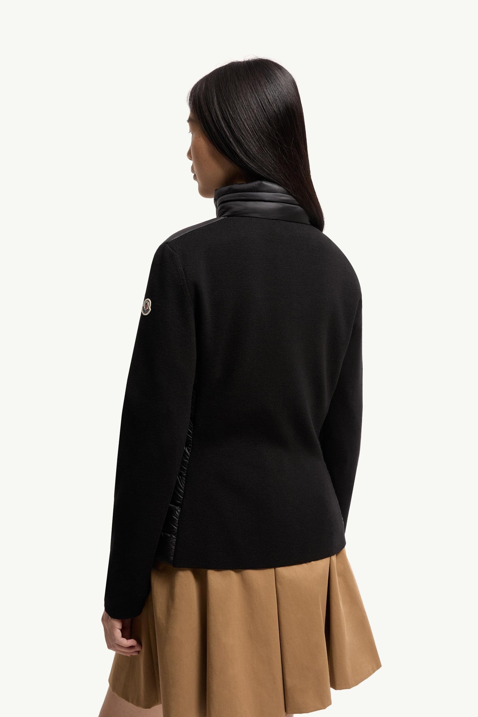 Padded Wool Zip-Up Cardigan - 图片 5