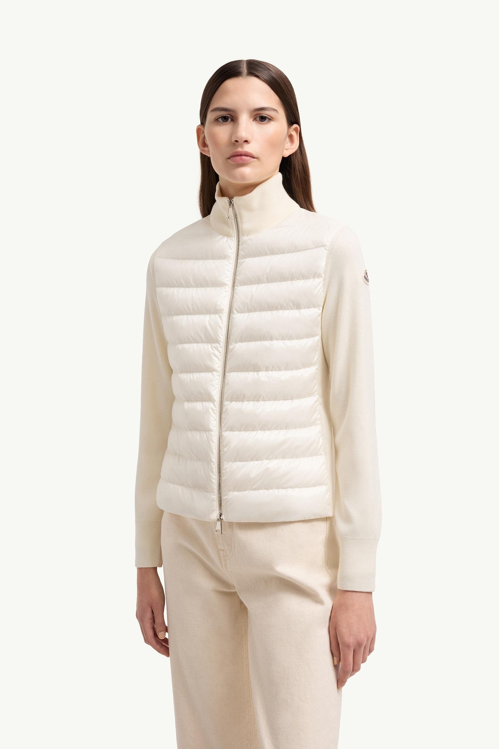 Padded Wool Zip-Up Cardigan - 图片 4