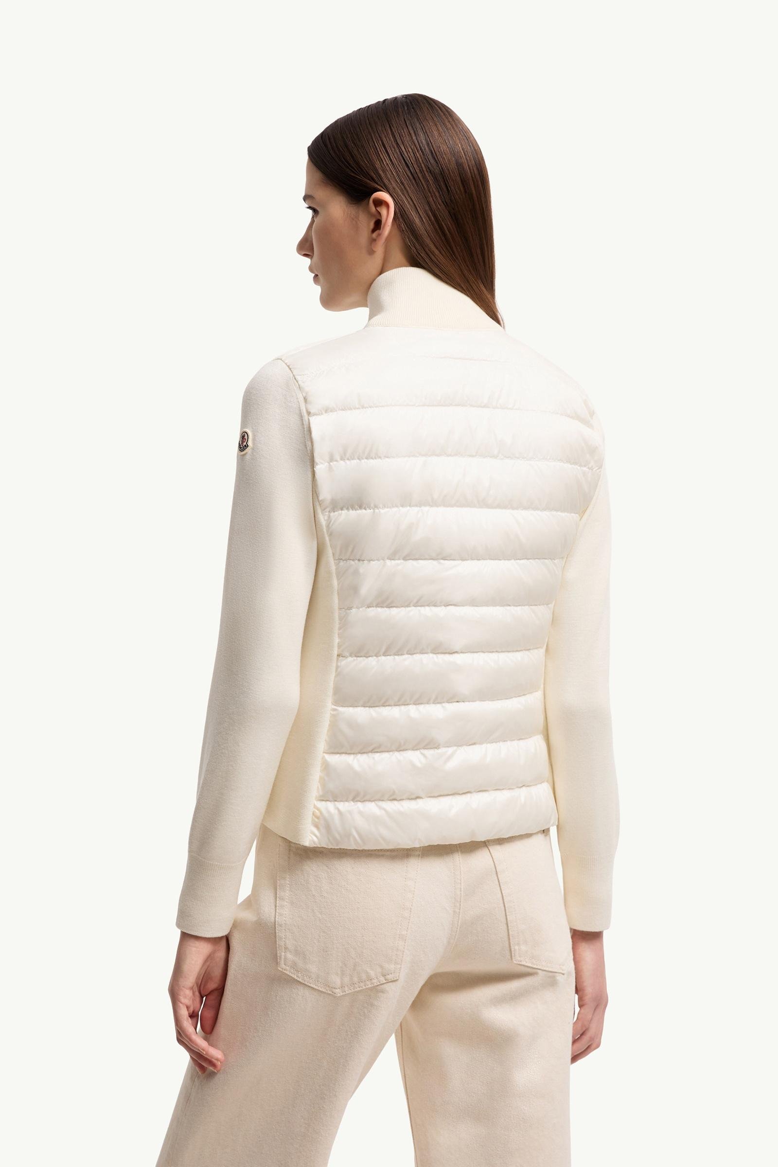 Padded Wool Zip-Up Cardigan - 图片 5