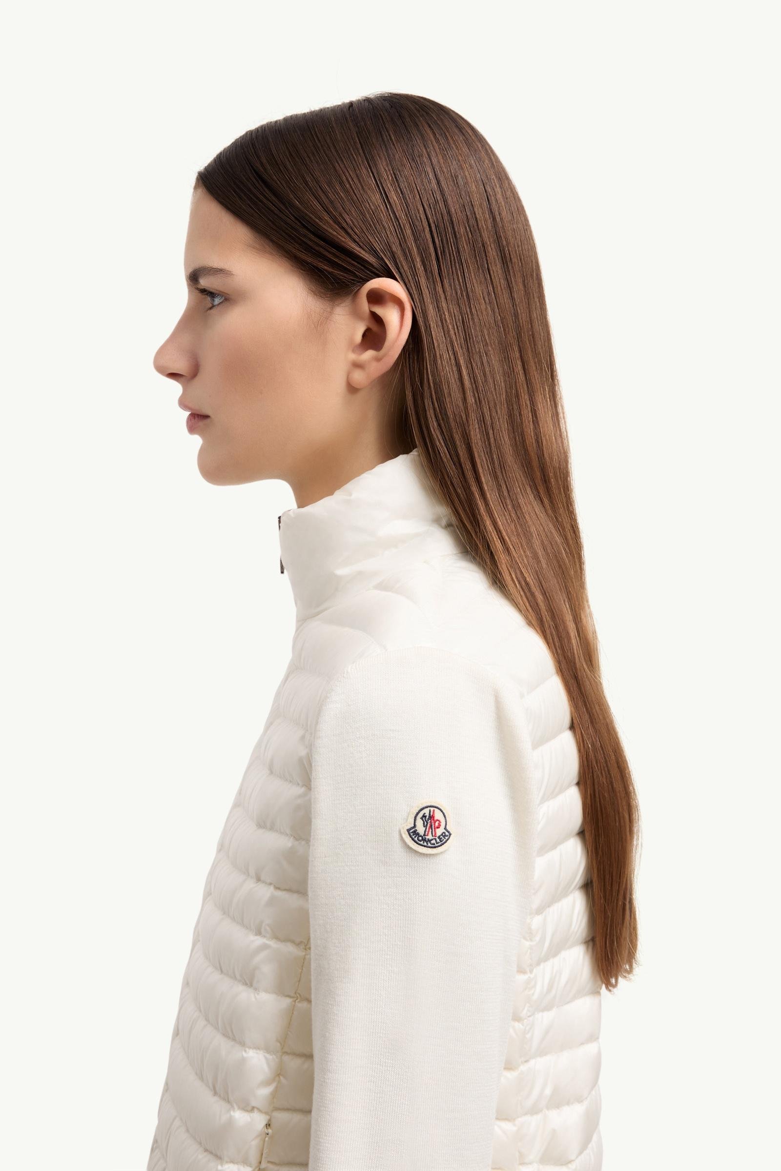 Padded Wool Zip-Up Cardigan - 图片 2