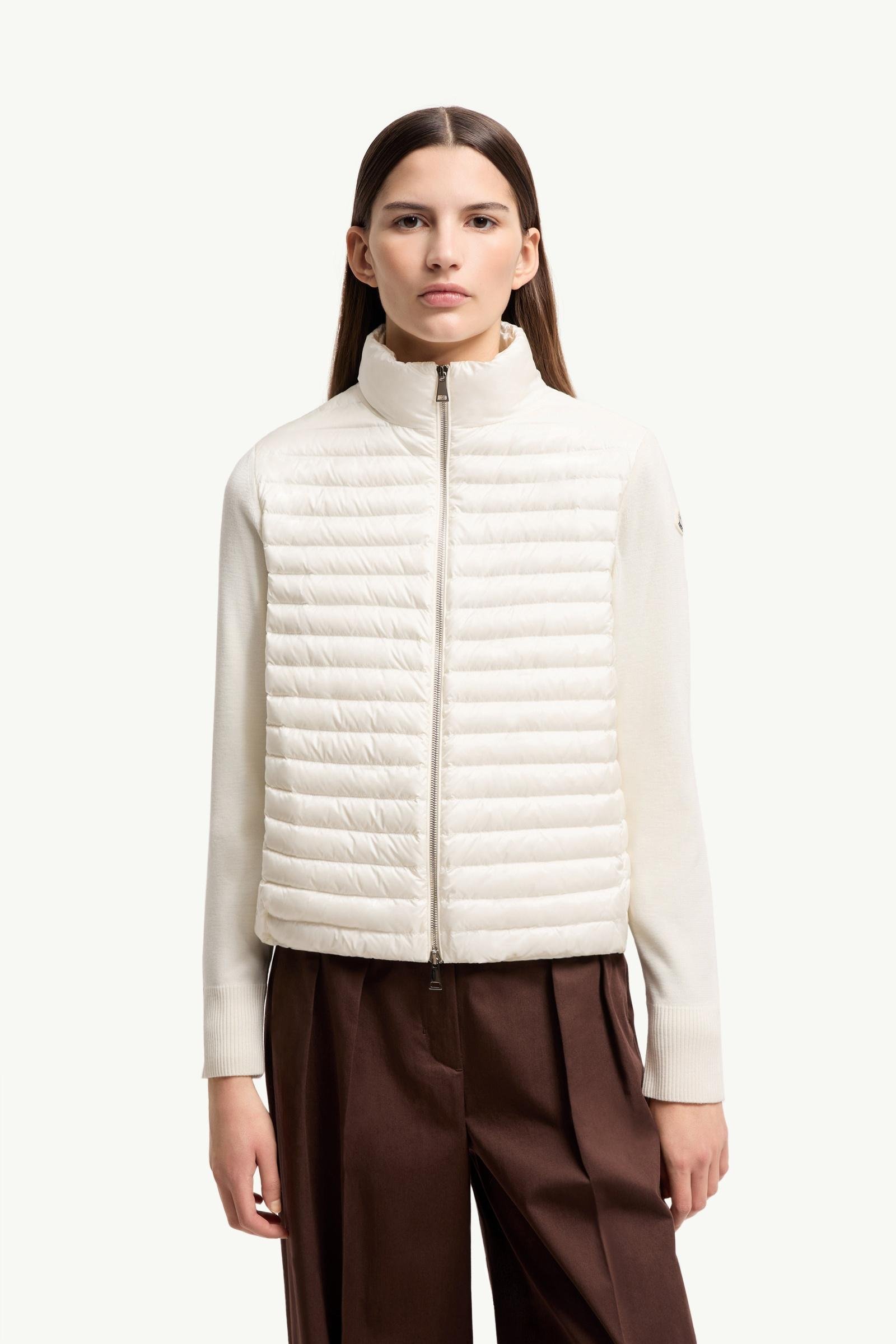 Padded Wool Zip-Up Cardigan - 图片 4
