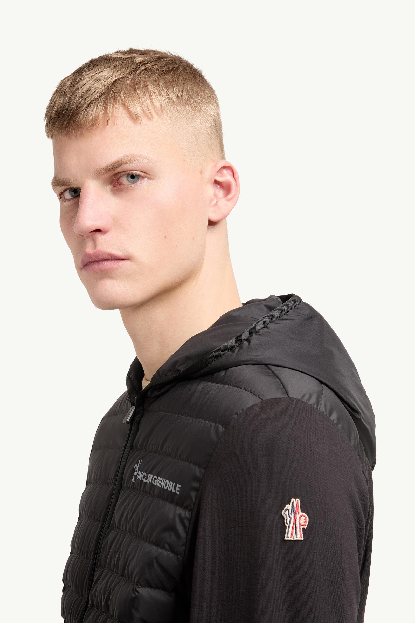 Alternative view of Padded Cotton Zip-Up Hoodie
