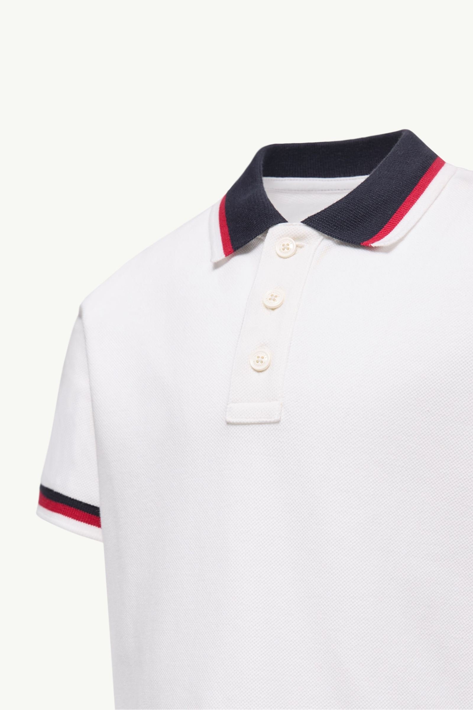 Alternative view of Tricolor-Trimmed Cotton Polo Shirt