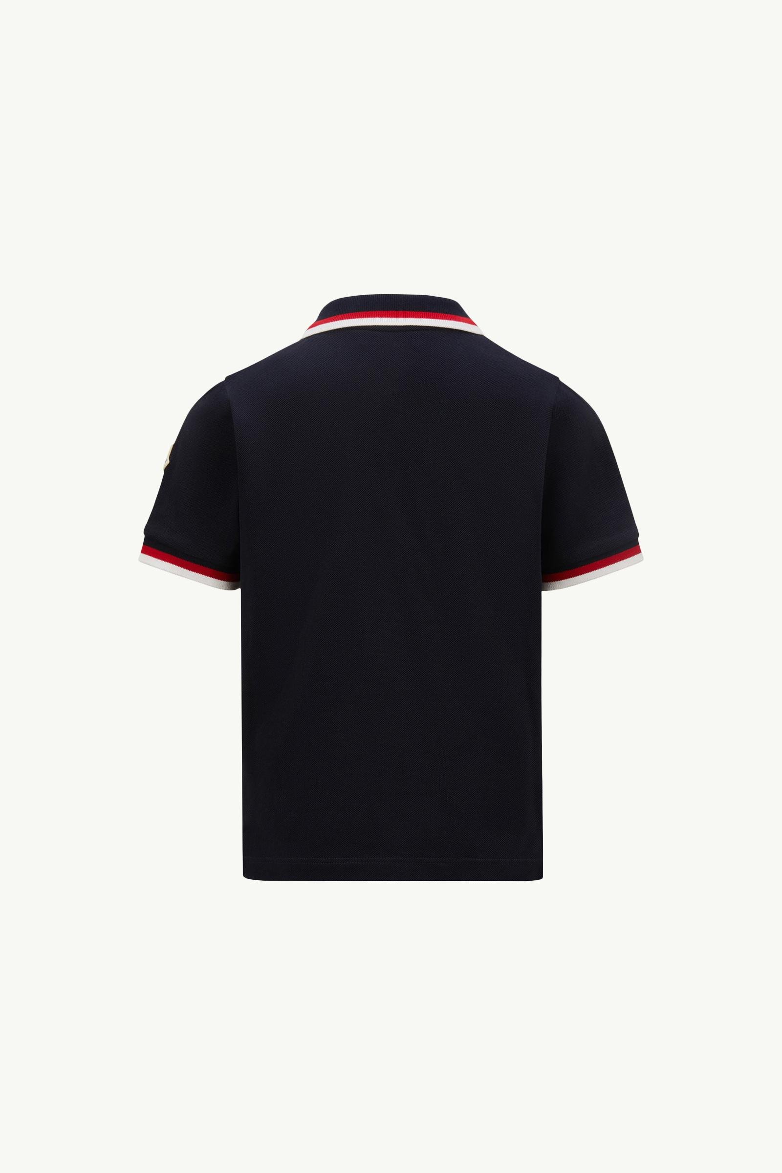 Alternative view of Tricolor-Trimmed Cotton Polo Shirt