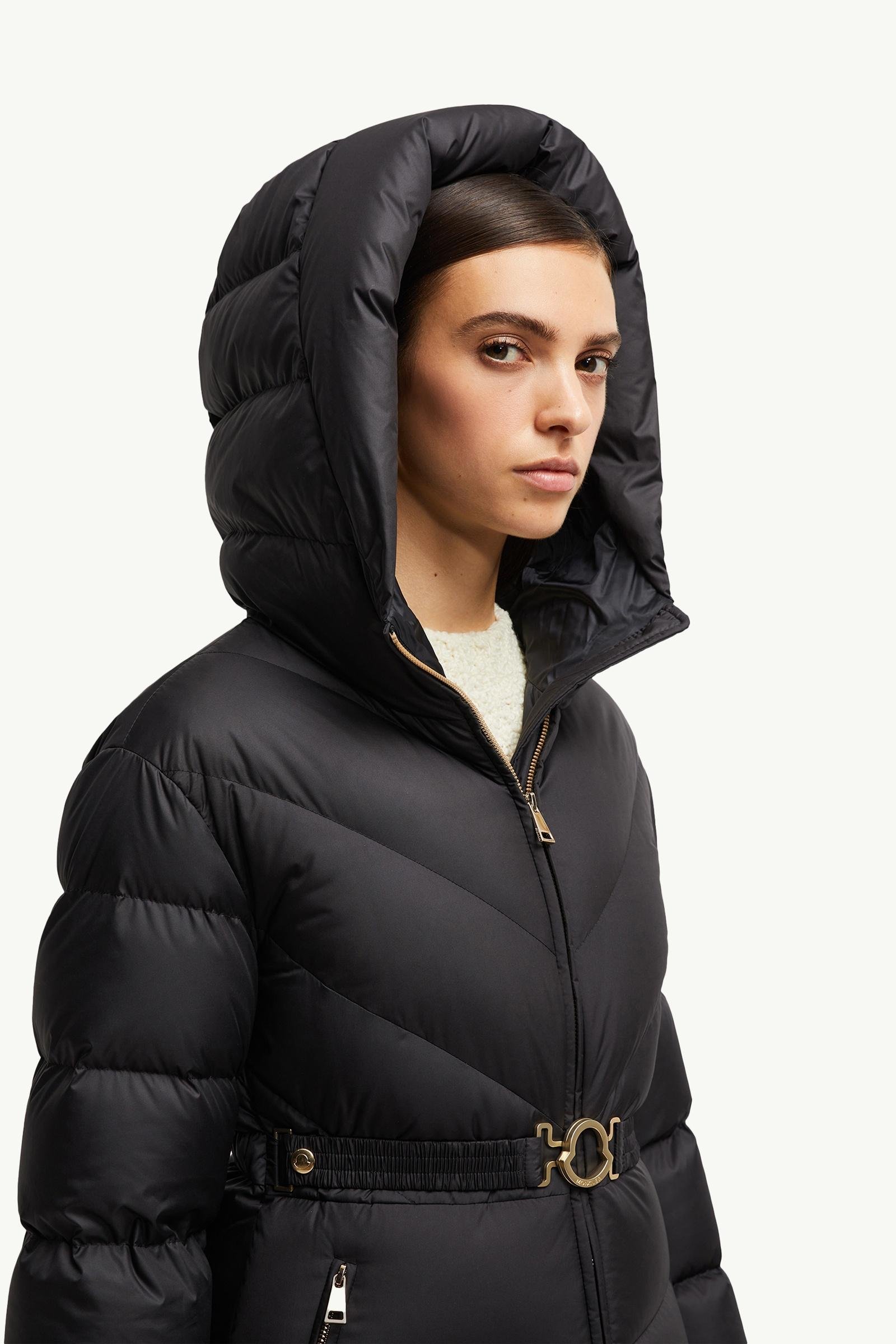 Brosse Diagonal-Quilted Hooded Short Down Jacket - 图片 7