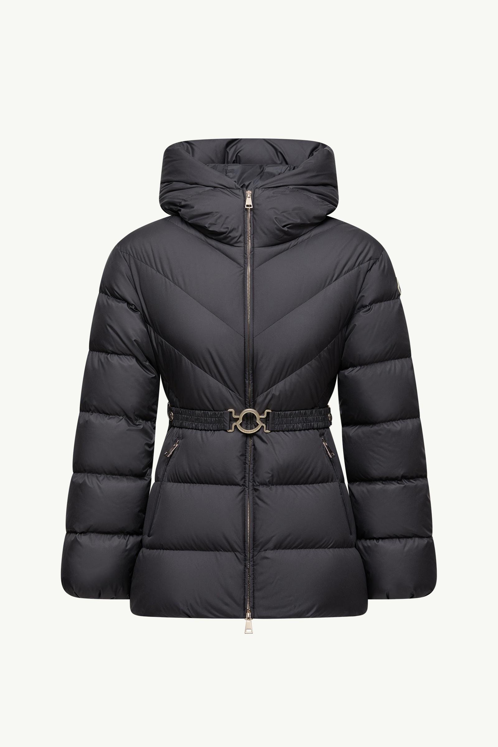 Brosse Diagonal-Quilted Hooded Short Down Jacket - 图片 3