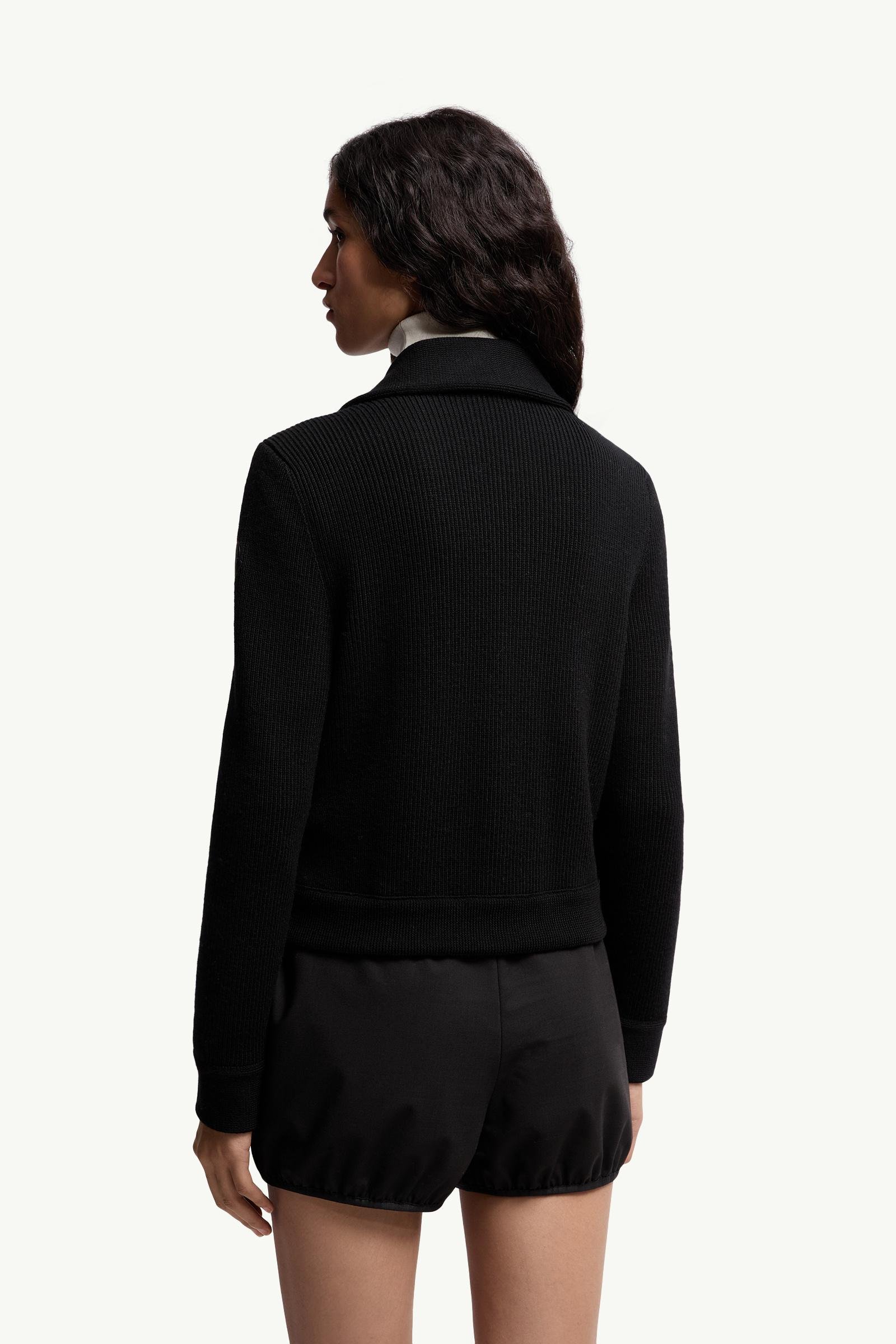Diagonal-Quilted Padded Wool Cardigan - 图片 5